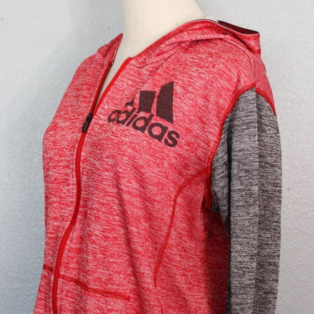 Adidas Performance Team Issue Full Zip Hoodie Siz… - image 4